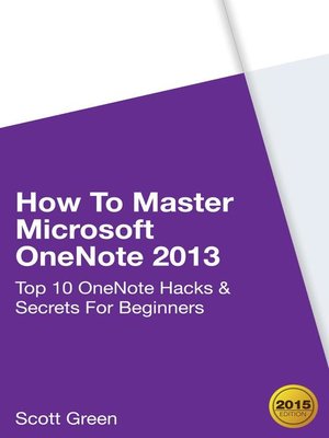 cover image of How to Master Microsoft OneNote 2013
